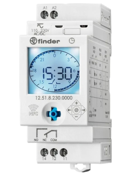 24/7 Timer 120-230VAC, 16A, SPDT